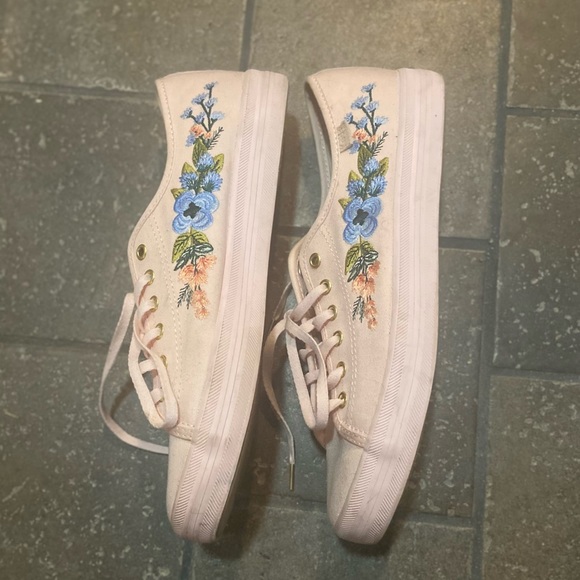 Keds x Rifle Paper Co pink sneakers - Picture 3 of 6